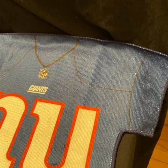 New York Giants Bud Light Jersey Towel.  Rare.  Blue front Giants NY Logo  NWOT - Picture 5 of 8